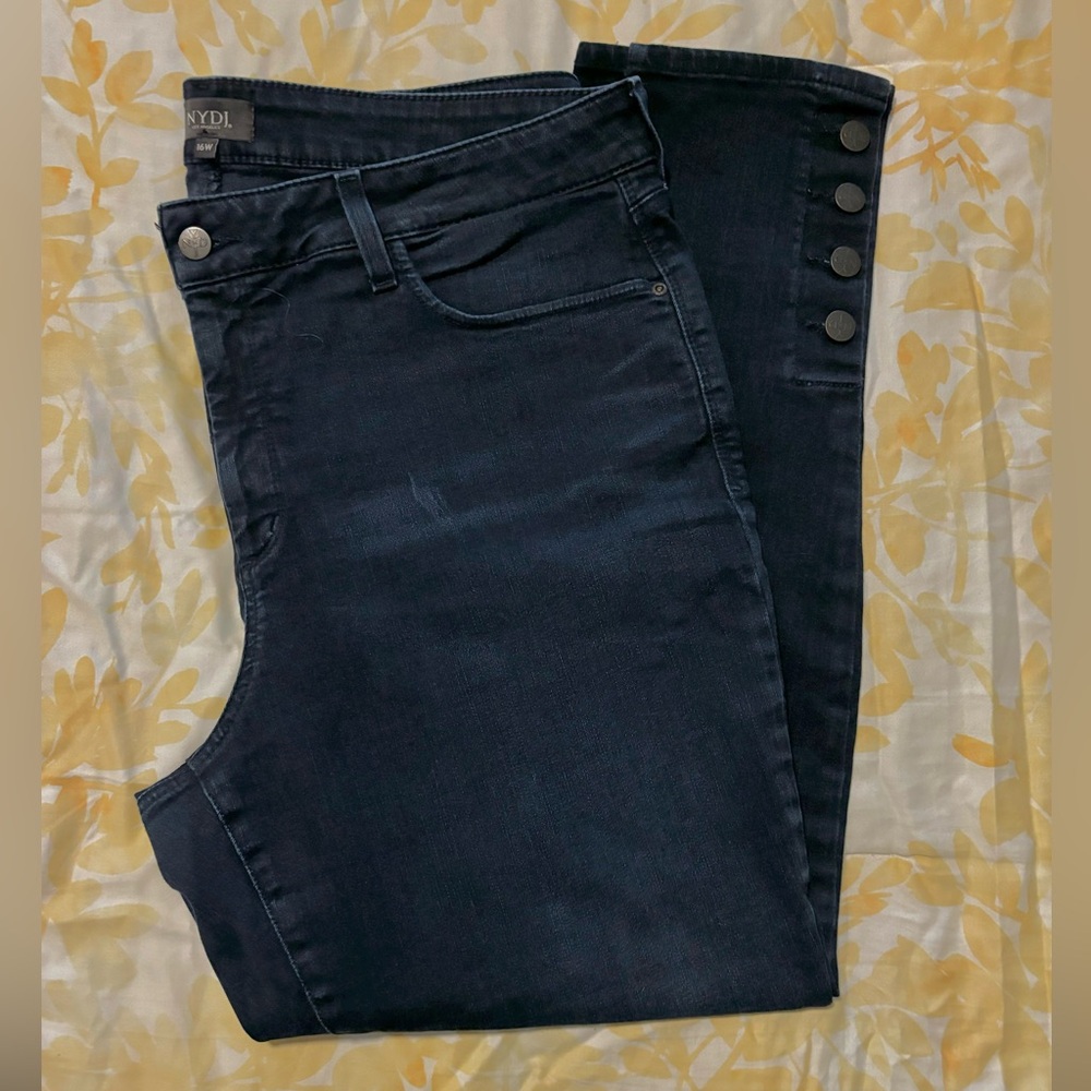 NYDJ Ami skinny jeans ankle snaps